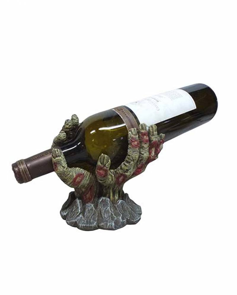 Zombiehände Flaschenhalter als Halloween Deko von Karneval Universe