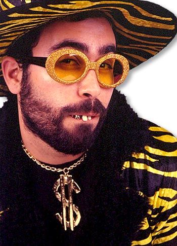 Zuhälter Instant Set   Zuhälter Kostüm  Rapper Kostüm von Karneval Universe