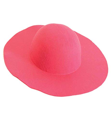 KarnevalsTeufel Damen Schlapphut aus Filz in Pink Größe: ca. 58cm von KarnevalsTeufel.de