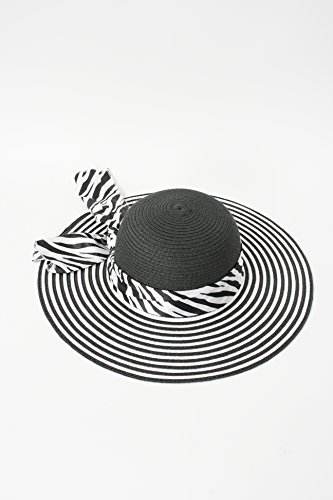 KarnevalsTeufel Hut Lady, Sommerhut, Zebra-Look mit Hutband, Sonnenschutz, Urlaub KarnevalsTeufel Hut Lady, Sommerhut, Zebra-Look mit Hutband, Sonnenschutz, Urlaub von KarnevalsTeufel.de