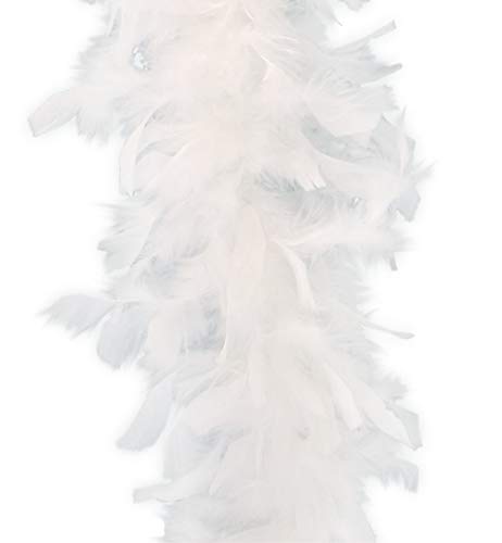 KarnevalsTeufel.de Junggesellinnenabschied, Set für die Braut, Brautfreundinnen, Hochzeit, JGA Party Brautparty (Boa Weiß) von KarnevalsTeufel.de