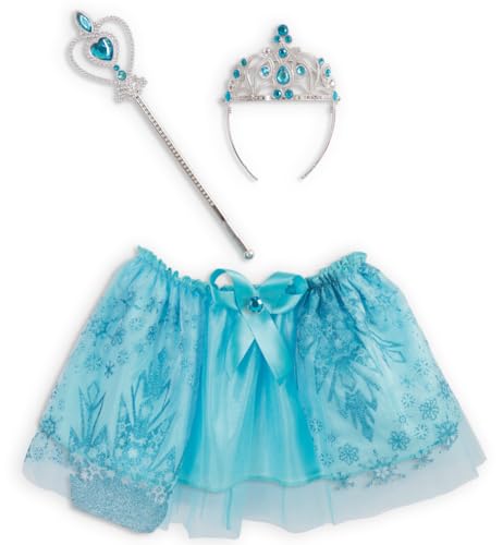 KarnevalsTeufel Mädchen Prinzessinnen Kostüm Set – Blauer Rock mit Tüll und Glitzer, Zauberstab und Kronen Haarschmuck, Zauberhafte Verkleidung für Fantastische Abenteuer Gr. 116 KarnevalsTeufel Mädchen Prinzessinnen Kostüm Set – Blauer Rock mit Tüll und Glitzer, Zauberstab und Kronen Haarschmuck, Zauberhafte Verkleidung für Fantastische Abenteuer Gr. 116 von KarnevalsTeufel.de