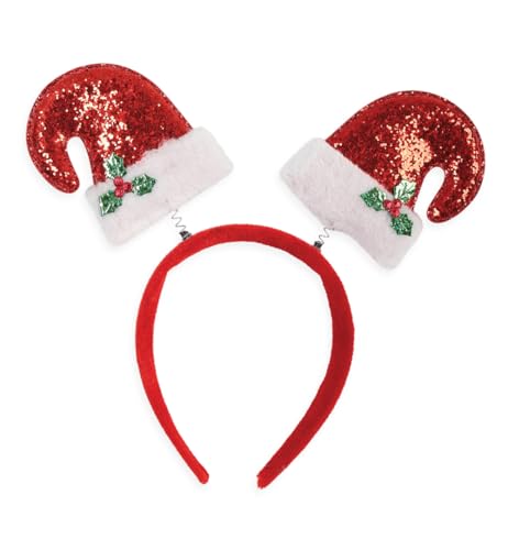 KarnevalsTeufel Nikolaus Haarreif Haarschmuck Nikolausparty Weihnachtsmarkt Feier Weihnachtself Nikolausmütze Accessoire (Motiv 3) von KarnevalsTeufel.de