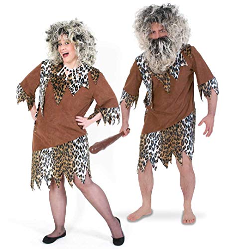 KarnevalsTeufel Unisex-Kostüm Steinzeit in Braun mit Leopardenmuster KarnevalsTeufel Unisex-Kostüm Steinzeit in Braun mit Leopardenmuster von KarnevalsTeufel.de