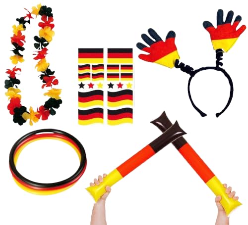KarnevalsTeufel.de Fan Set, 5-TLG. Deutschland, EM, WM, Fußballparty, Germany, Fanartikel KarnevalsTeufel.de Fan Set, 5-TLG. Deutschland, EM, WM, Fußballparty, Germany, Fanartikel von KarnevalsTeufel.de