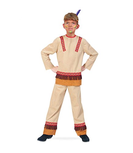 KarnevalsTeufel.de Indianer-Junge Kinder-Kostüm Oberteil Hose Faschings-Indianer (98) von KarnevalsTeufel.de