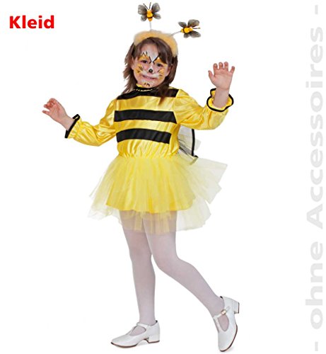 KarnevalsTeufel.de Kinderkostüm Biene Bienenkostüm schwarz-gelb Bienchenkostüm Biene Bienchen Kleid für Kinder KarnevalsTeufel.de Kinderkostüm Biene Bienenkostüm schwarz-gelb Bienchenkostüm Biene Bienchen Kleid für Kinder von KarnevalsTeufel.de