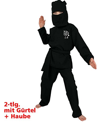 KarnevalsTeufel.de Kinderkostüm Ninja 2-TLG. Gürtel und Haube Ninja-Kostüm Assassine Krieger Kostüm für Kinder KarnevalsTeufel.de Kinderkostüm Ninja 2-TLG. Gürtel und Haube Ninja-Kostüm Assassine Krieger Kostüm für Kinder von KarnevalsTeufel.de