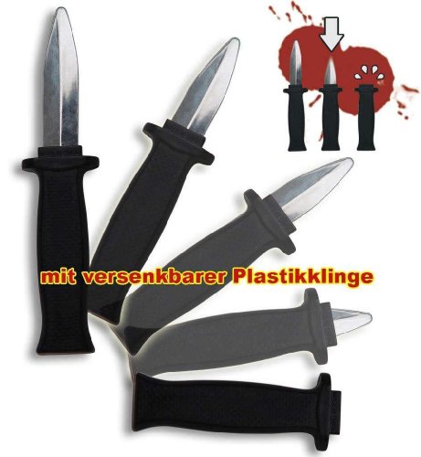 KarnevalsTeufel.de Theatermesser, Scherzartikel, Trickmesser mit versenkbarer Plastik-Klinge, FA... KarnevalsTeufel.de Theatermesser, Scherzartikel, Trickmesser mit versenkbarer Plastik-Klinge, FA... von KarnevalsTeufel.de