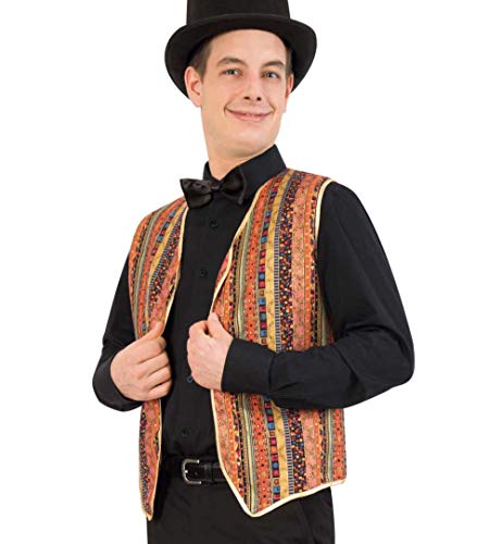 Karnevalskostüm Weste Maurice Hippie (Medium) von KarnevalsTeufel.de