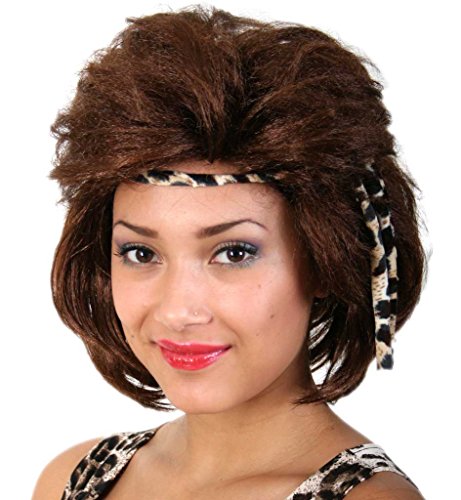 Perücke Leoparden Girl Karneval braun brünett Accessoire für Tierkostüm Zubehör Haarteil Perücke Leoparden Girl Karneval braun brünett Accessoire für Tierkostüm Zubehör Haarteil von KarnevalsTeufel.de