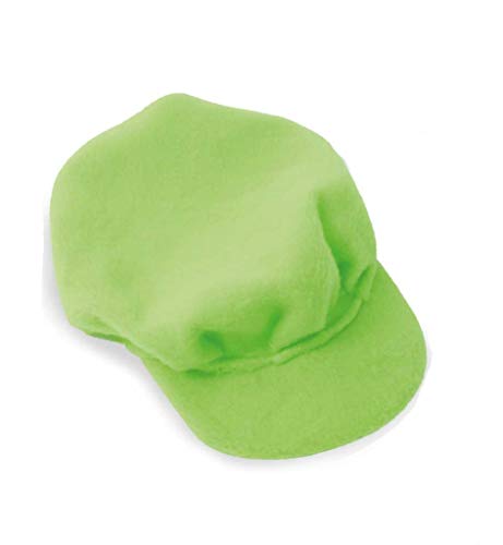 Plüschmütze grün, Plüsch, Karneval, Accessoire, Fastnacht, Kappe von KarnevalsTeufel.de
