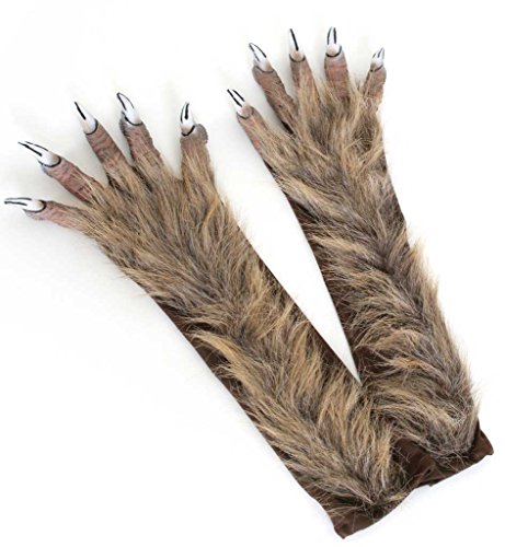 Halloween Handschuhe Werwolf, ca. 45 cm, Halloween, Party, Karneval, Show, Monster Handschuhe Halloween Handschuhe Werwolf, ca. 45 cm, Halloween, Party, Karneval, Show, Monster Handschuhe von KarnevalsTeufel.de