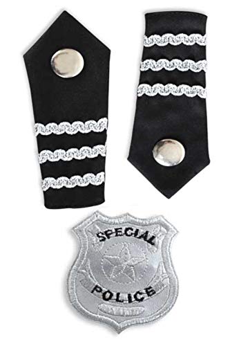 KarnevalsTeufel 3 TLG. Set Schulterklappen Polizeiabzeichen Emblem Special Police Agent Action Force Dienstmarke zum Anstecken KarnevalsTeufel 3 TLG. Set Schulterklappen Polizeiabzeichen Emblem Special Police Agent Action Force Dienstmarke zum Anstecken von KarnevalsTeufel.de