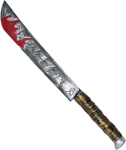 KarnevalsTeufel Blutige Machete, ca. 74 cm, blutverschmiert mit Symbolen, gruselig, Horror, Halloween KarnevalsTeufel Blutige Machete, ca. 74 cm, blutverschmiert mit Symbolen, gruselig, Horror, Halloween von KarnevalsTeufel.de