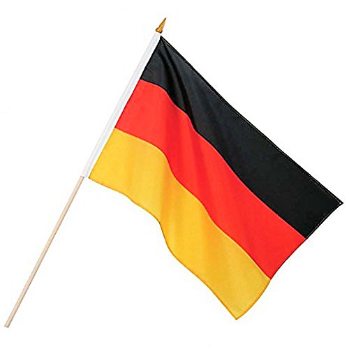 KarnevalsTeufel Flagge Fan ca. 30 x 45 cm, Deutschland, Fußball, WM, EM von KarnevalsTeufel.de