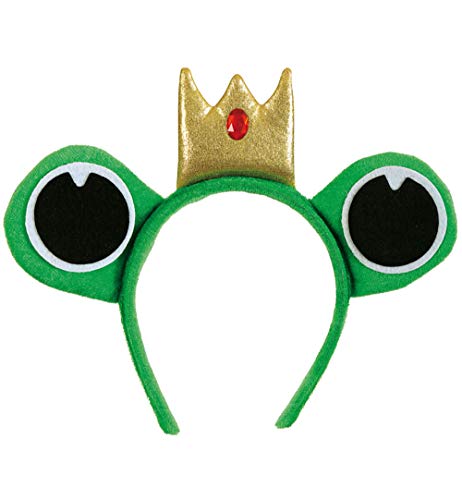 KarnevalsTeufel Haarreif Froschkönig Märchen Kopfschmuck von KarnevalsTeufel.de