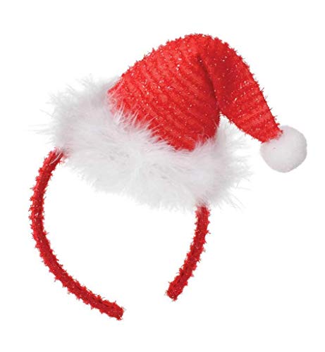 KarnevalsTeufel Haarreif Nikolaus Weihnachtsmann Haarschmuck Mütze von KarnevalsTeufel.de