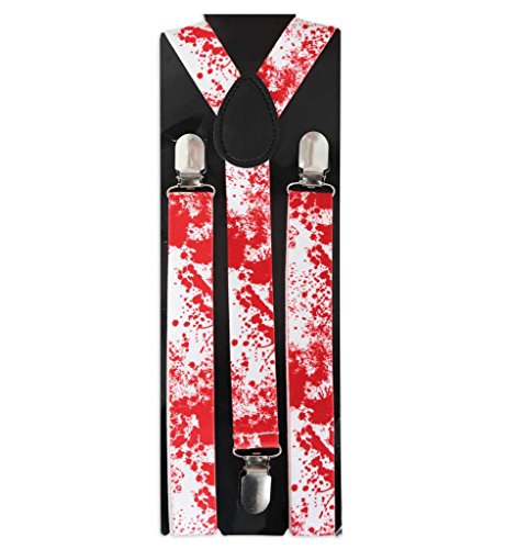 KarnevalsTeufel Hosenträger mit Blut, blutverschmiert, Horror, Halloween von KarnevalsTeufel.de