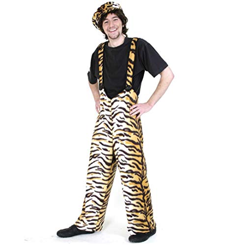 KarnevalsTeufel Kostüm Plüschhose Tiger für Erwachsene (Medium) von KarnevalsTeufel.de