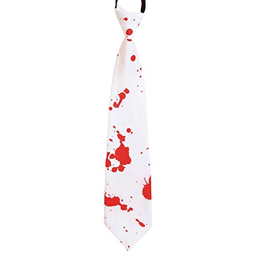 KarnevalsTeufel Krawatte mit Blut, ca. 39cm, blutverschmiert, Halloween-Accessoire KarnevalsTeufel Krawatte mit Blut, ca. 39cm, blutverschmiert, Halloween-Accessoire von KarnevalsTeufel.de