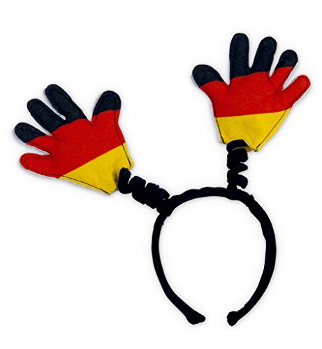 KarnevalsTeufel.de Wabbles Fan Hände Deutschland Haarreif mit Wackeleffekt von KarnevalsTeufel.de