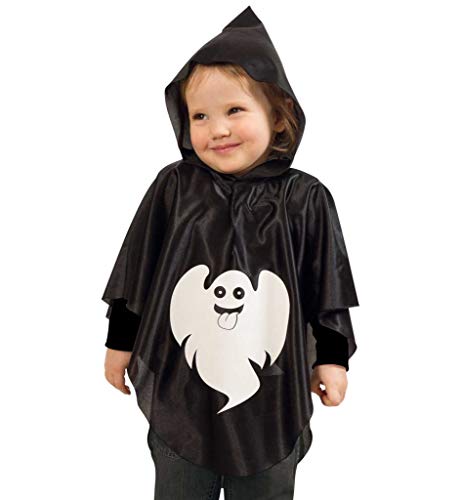 KarnevalsTeufel Kinderkostüm Geist Überwurf Halloweenkostüm Kleiner Geist Cape mit Kapuze Gespenst (98) von KarnevalsTeufel.de