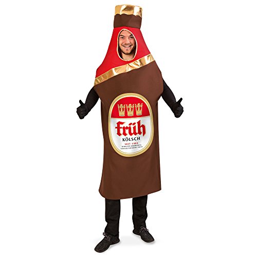 KarnevalsTeufel Kostüm Bierflasche Früh Kölsch, Flaschenkostüm für Erwachsene von KarnevalsTeufel.de