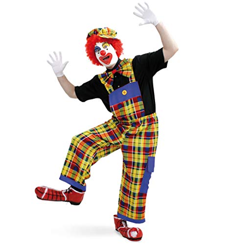 KarnevalsTeufel.de Latzhose Pebba Clownhose Accessoire für Clownkostüm Spaß Fun Zirkus Witzbold Harlekin Kostüm für Erwachsene (Large) von KarnevalsTeufel.de