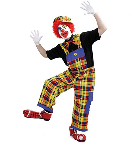 KarnevalsTeufel.de Latzhose Pebba Clownhose Accessoire für Clownkostüm Spaß Fun Zirkus Witzbold Harlekin Kostüm für Erwachsene (Medium) von KarnevalsTeufel.de