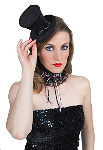 Mini Zylinder schwarz mit Clip Halloween Gothic Festival Glücksbringer Silvester Neujahr Mini Zylinder schwarz mit Clip Halloween Gothic Festival Glücksbringer Silvester Neujahr von Krause & Sohn