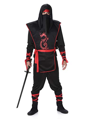Karnival Costumes - Ninja-Kostüm für Herren Taille L von Karnival Costumes