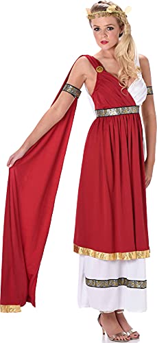 Roman Empress Ladies Fancy Dress Ancient Greek Grecian Womens Adults Costume von Karnival Costumes
