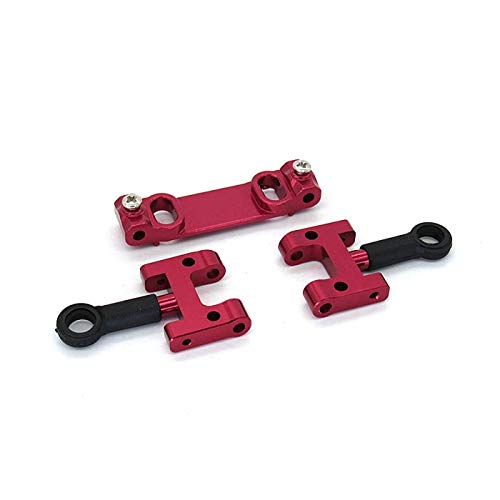 Karriter Für D12 1/10 RC Truck Auto Upgrade Teile Metall Oberschwingarm Set Ersatzzubehör, Rot von Karriter