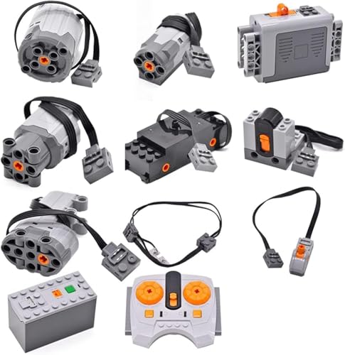 Karriter Kompatibel mit Le Technic Motor L Power Functions-Bauset, 11-teiliges Power Functions-Motorbatterie-IR-Fernbedienungs-Empfänger-Set Karriter Kompatibel mit Le Technic Motor L Power Functions-Bauset, 11-teiliges Power Functions-Motorbatterie-IR-Fernbedienungs-Empfänger-Set von Karriter