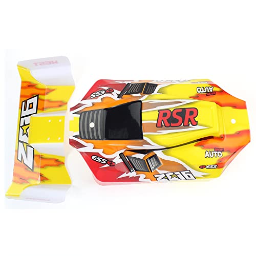 Karriter RC Car Body Shell Car Cover Tail Wing Set for 144001 144010 1/14 RC Car Upgrade Parts Spare Accessories von Karriter
