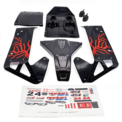 Karriter RC Car Body Shell Kit 7534 7535 7536 7537 for ZD -10 DBX10 1/10 RC Car Upgrade Parts Spare Accessories,1 von Karriter