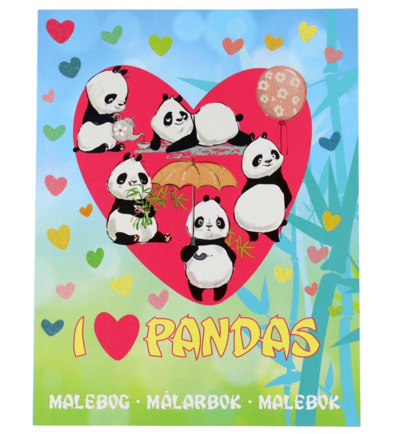 Karrusel Forlag Malbuch - I Love Pandas - Karrusel Forlag - One Size - Malbücher Karrusel Forlag Malbuch - I Love Pandas - Karrusel Forlag - One Size - Malbücher von Karrusel Forlag