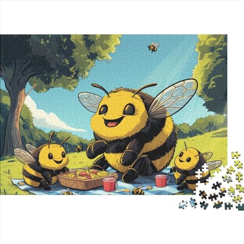 Bee Erwachsene 1000 Teile Flying Animals Puzzle Moderne Wohnkultur Educational Game Geburtstag Family Challenging Games Stress Relief 1000pcs (75x50cm) von Karumkok