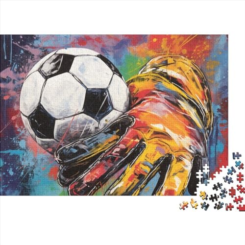 Football Puzzles 300 Teile Colourful Erwachsene Lernspiel Family Challenging Games Geburtstag Wohnkultur Stress Relief Toy 300pcs (40x28cm) von Karumkok