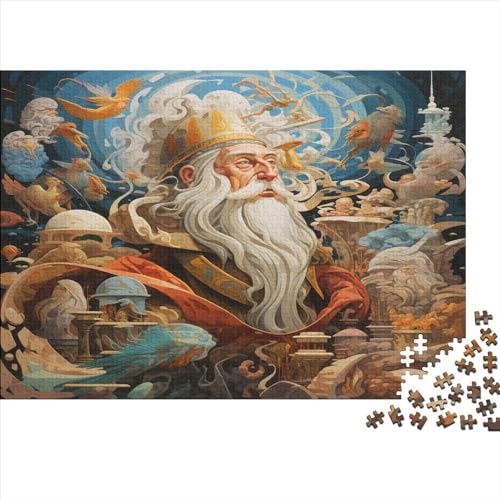 Norse Mythology Erwachsene 500 Teile Fairy Tales Puzzle Lernspiel Geburtstag Family Challenging Games Home Decor Entspannung Und Intelligenz 500pcs (52x38cm) von Karumkok