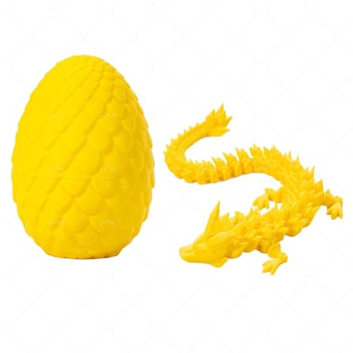 Drachenei mit 3D Drache, Kristall Drache Im Ei, Mythical Pieces Dragon, Dragon Egg, Drachen Ei, Dracheneier, Drachen Spielzeug (A8) von Kashyke
