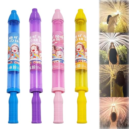 Feuerwerk Wasserpistole, Wasserpistole Feuerwerk, 4 Stücks Romantisches Wassersprühspielzeug Im Feuerwerksstil für Paare und Kinder, Water Squirter Im Feuerwerksstil zum Baden, Pool, Party Feuerwerk Wasserpistole, Wasserpistole Feuerwerk, 4 Stücks Romantisches Wassersprühspielzeug Im Feuerwerksstil für Paare und Kinder, Water Squirter Im Feuerwerksstil zum Baden, Pool, Party von Kashyke
