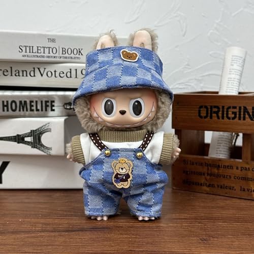 Kleidung Kompatibel mit Labubu Puppen, Clothing, Kleidung Outfit für die 17 cm Mini Plüsch Puppen Plüschpuppe von Kashyke