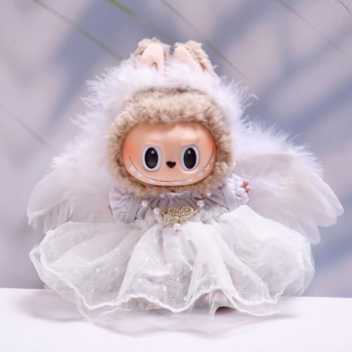 Kleidung Kompatibel mit Labubu Puppen, Clothing, Kleidung Outfit für die 17 cm Mini Plüsch Puppen Plüschpuppe von Kashyke