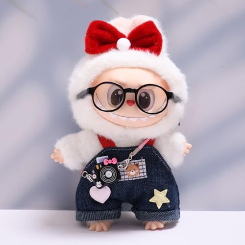 Kleidung Kompatibel mit Labubu Puppen, Labubu Clothing, Labubu Kleidung Outfit für die 17 cm Mini Plüsch Puppen Plüschpuppe (#32) von Kashyke