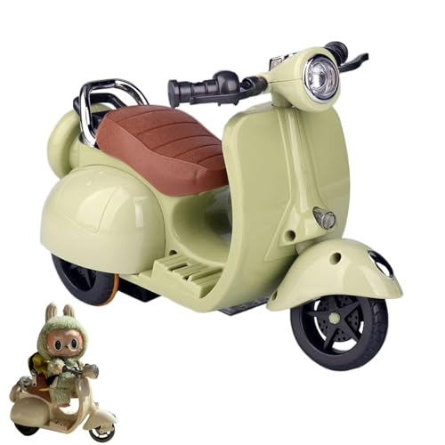 Zubehör: Motorräd Scooter Spielzeug mit Licht und Musik, Drehspielzeug für, Niedliches Have a Seat Spielzeug, Decor Desktop Ornaments für Sammler (Grün) von Kashyke