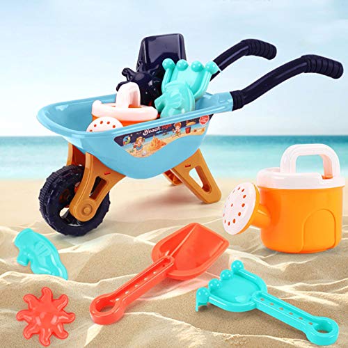 Strandspielzeug, Sandspielzeug, Sandkasten Spielzeug, Sandförmchen Set, Sand Spielzeug, Gartenspielzeug, Mit Faltbarer Sandeimer, 6pcs/11pcs, für ab 1 2 3 4 5 Jahre Kinder Mädchen Junge (6PCS) von Kashyke