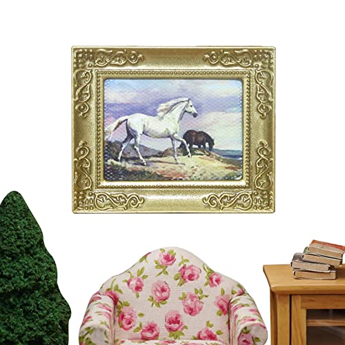Bilder Haus – Art Ölgemälde 1:12 | Bilderrahmen in antiken Goldrahmen für Haus Fairy Garden Bilder Haus – Art Ölgemälde 1:12 | Bilderrahmen in antiken Goldrahmen für Haus Fairy Garden von Kasmole