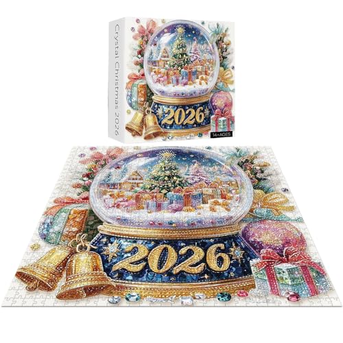 Christmas Crystal Ball Jigsaw Puzzle 1000 Teile | Familien Weihnachtspuzzle 2026 | Papier Kunsthandwerk Puzzle Spiel für Zuhause Familienaktivität Erwachsene Kinder Anfänger Spaß Christmas Crystal Ball Jigsaw Puzzle 1000 Teile | Familien Weihnachtspuzzle 2026 | Papier Kunsthandwerk Puzzle Spiel für Zuhause Familienaktivität Erwachsene Kinder Anfänger Spaß von Kasmole